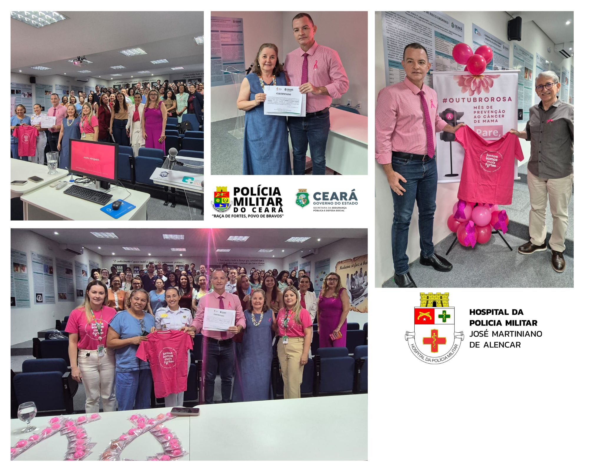 HPM realiza evento em alusão ao Outubro Rosa e reforça importância da prevenção ao câncer de mama