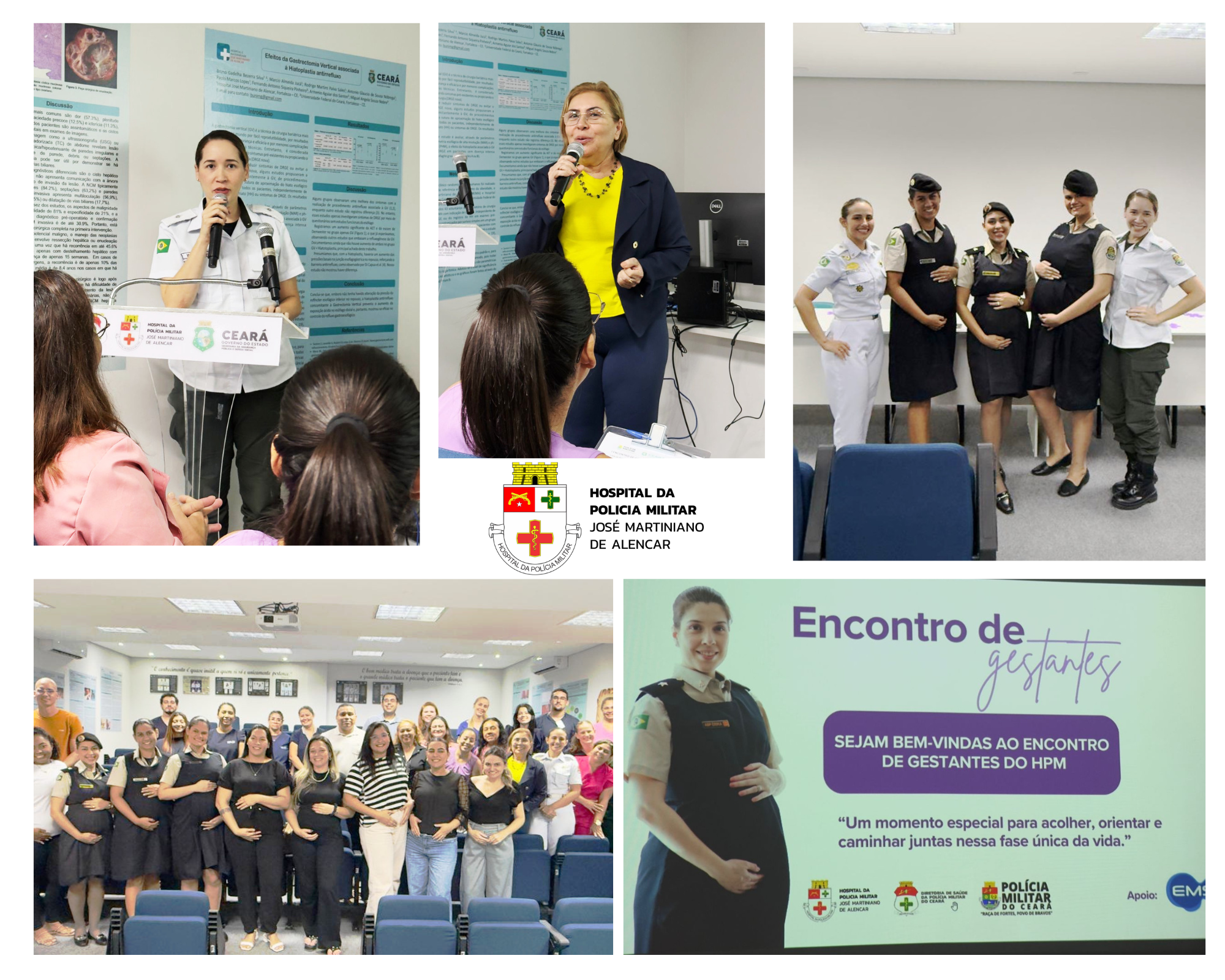 Hospital da Polícia Militar realiza I Encontro de Gestantes e fortalece cuidado integral à saúde materno-infantil